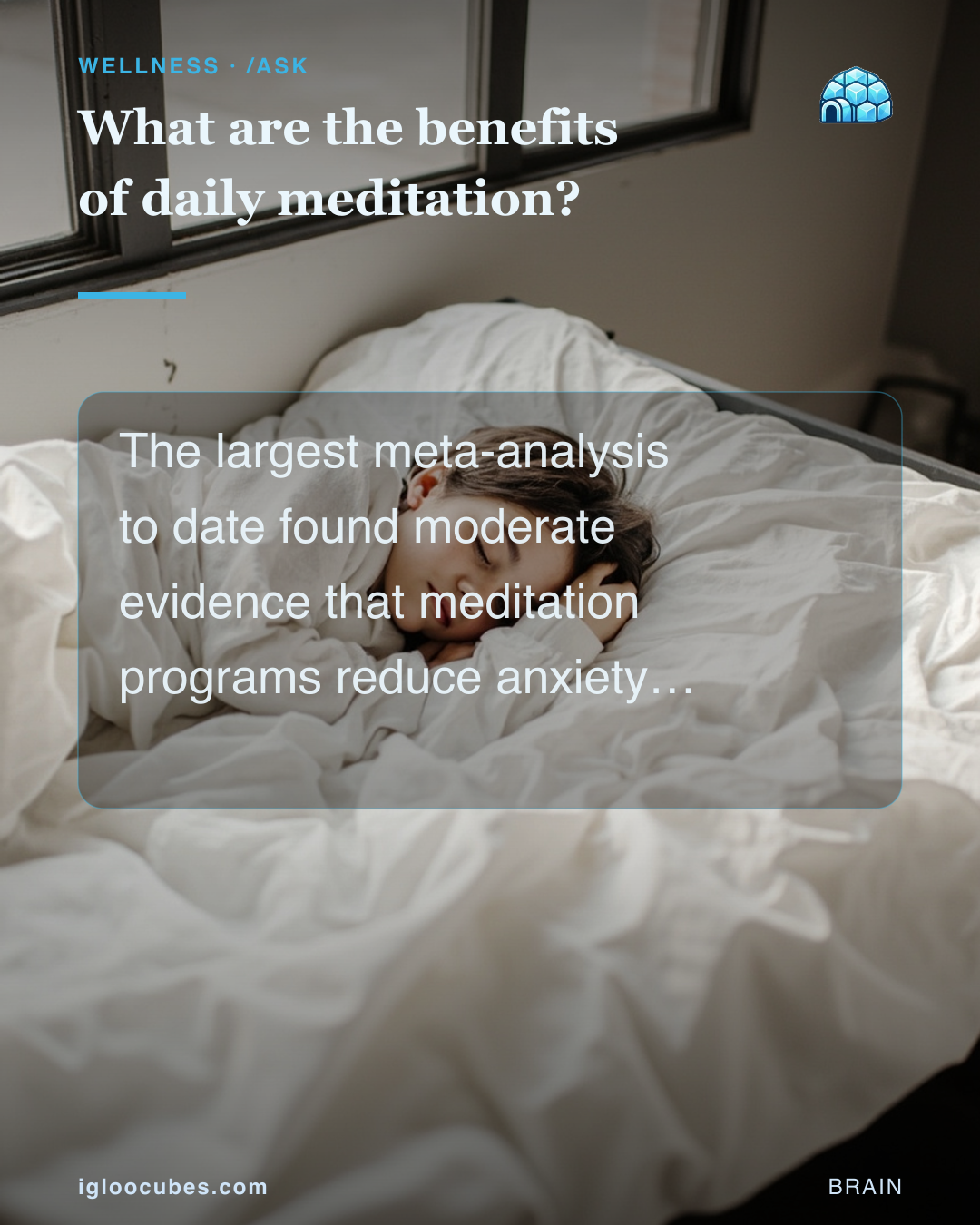 What are the benefits of daily meditation?
