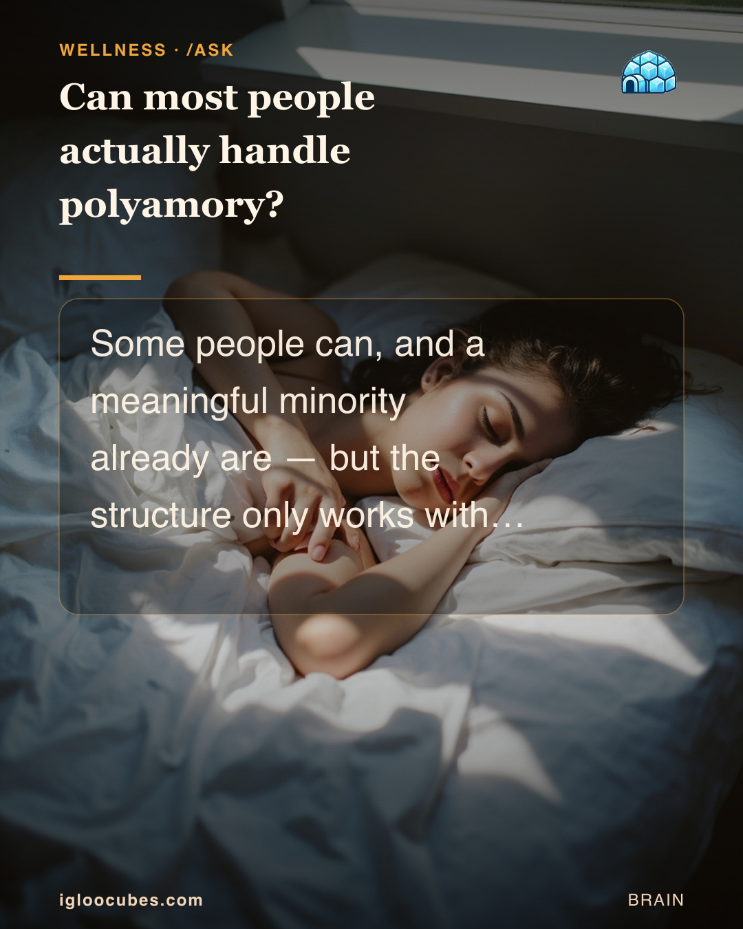 Can most people actually handle polyamory?