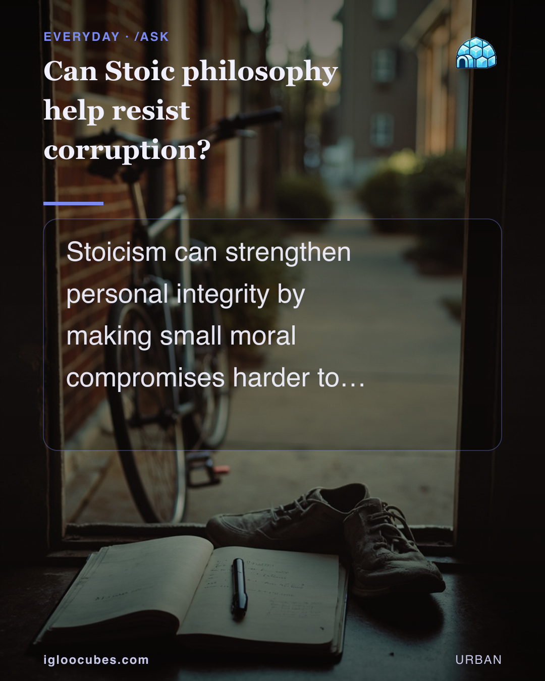 Can Stoic philosophy help resist corruption?