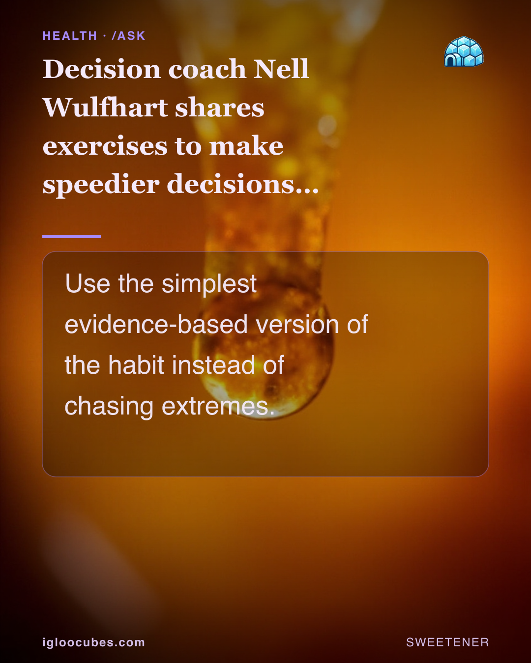 Decision coach Nell Wulfhart shares exercises to make speedier decisions, when to ask others for guidance and how to deal with any re?