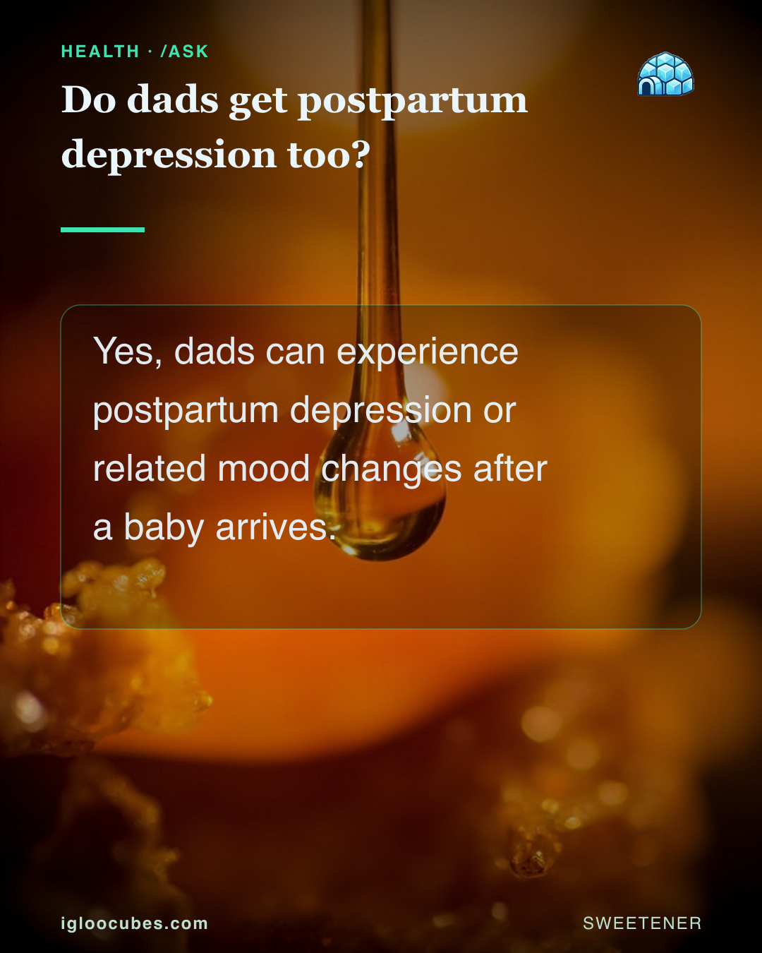 Do dads get postpartum depression too?