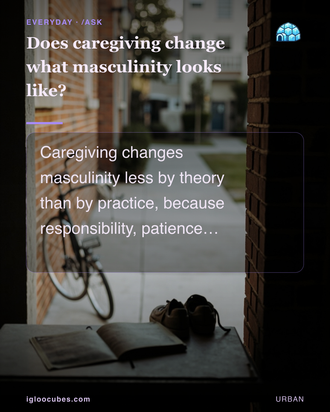 Does caregiving change what masculinity looks like?