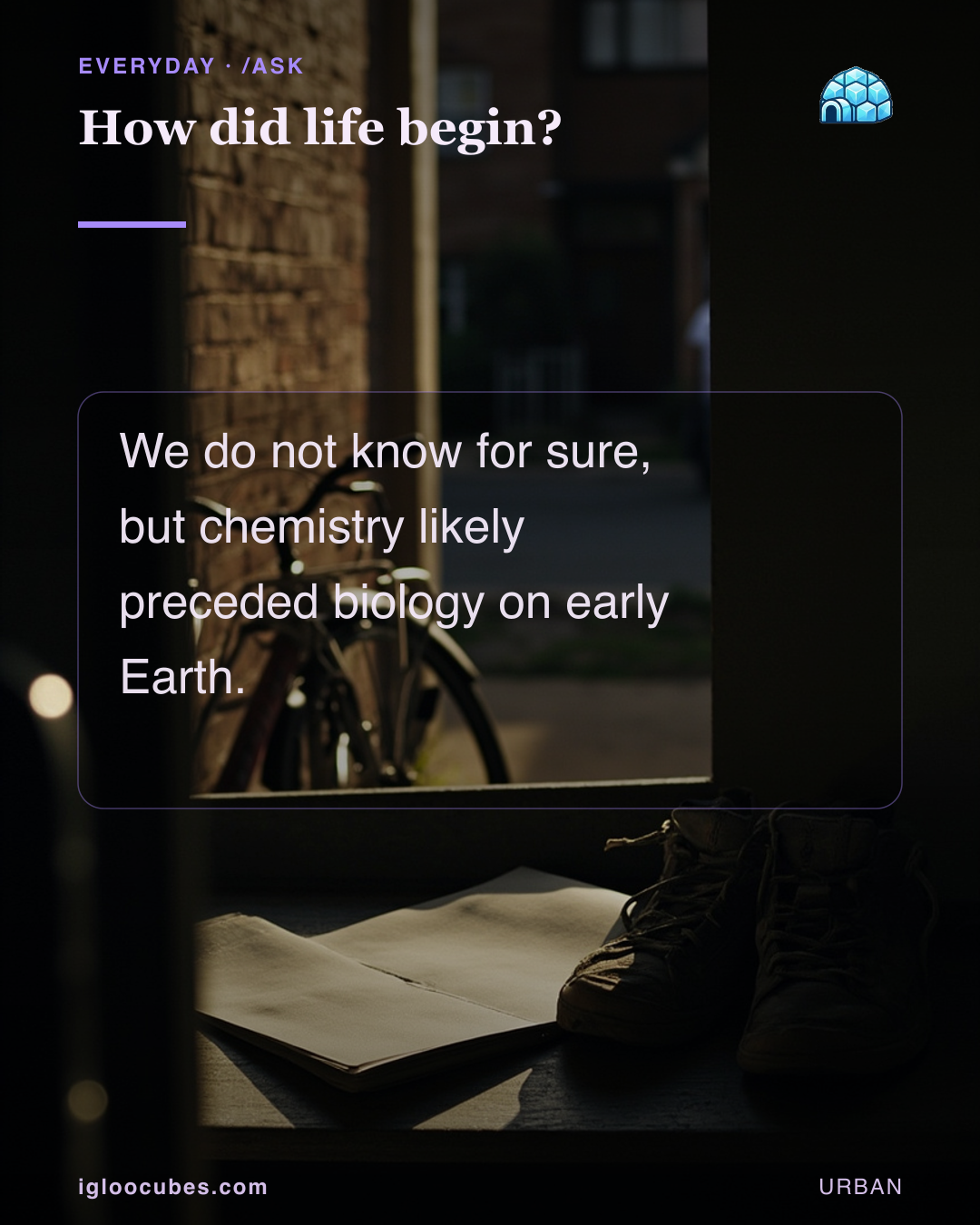 How did life begin?