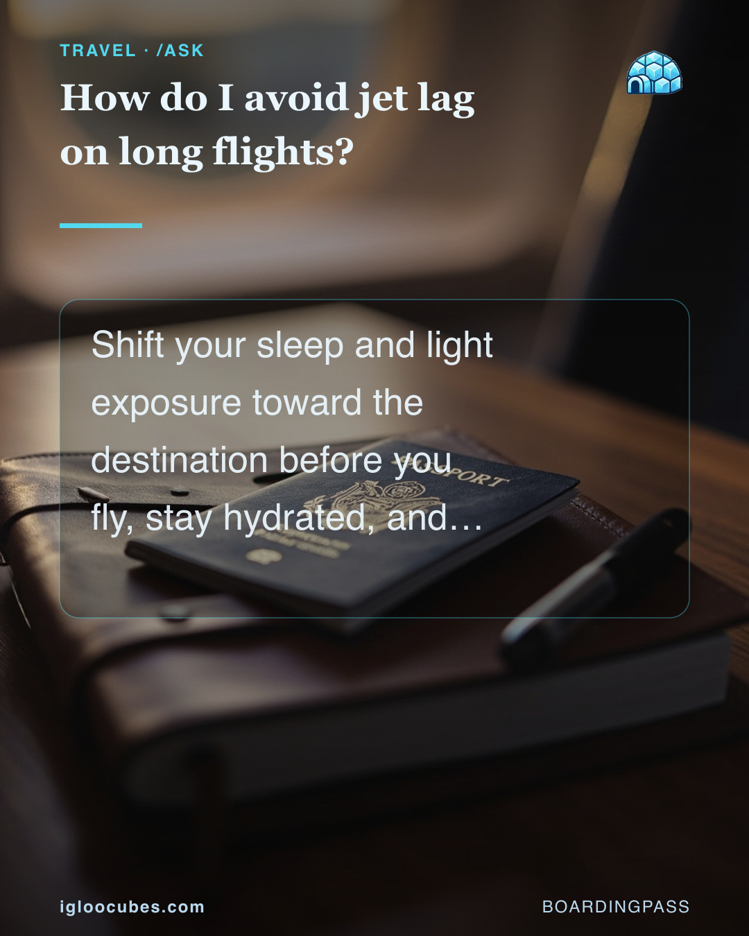 How do I avoid jet lag on long flights?