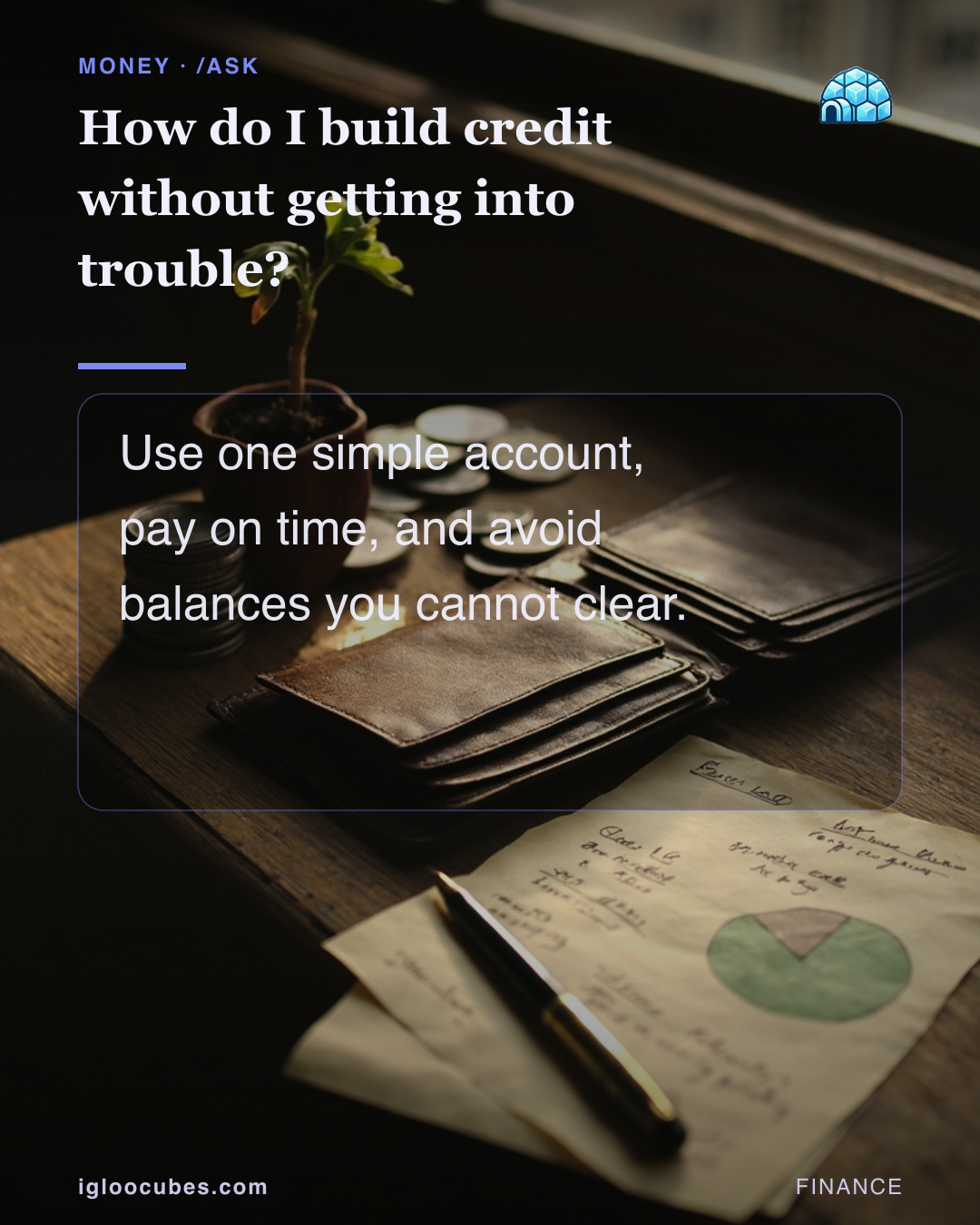 How do I build credit without getting into trouble?