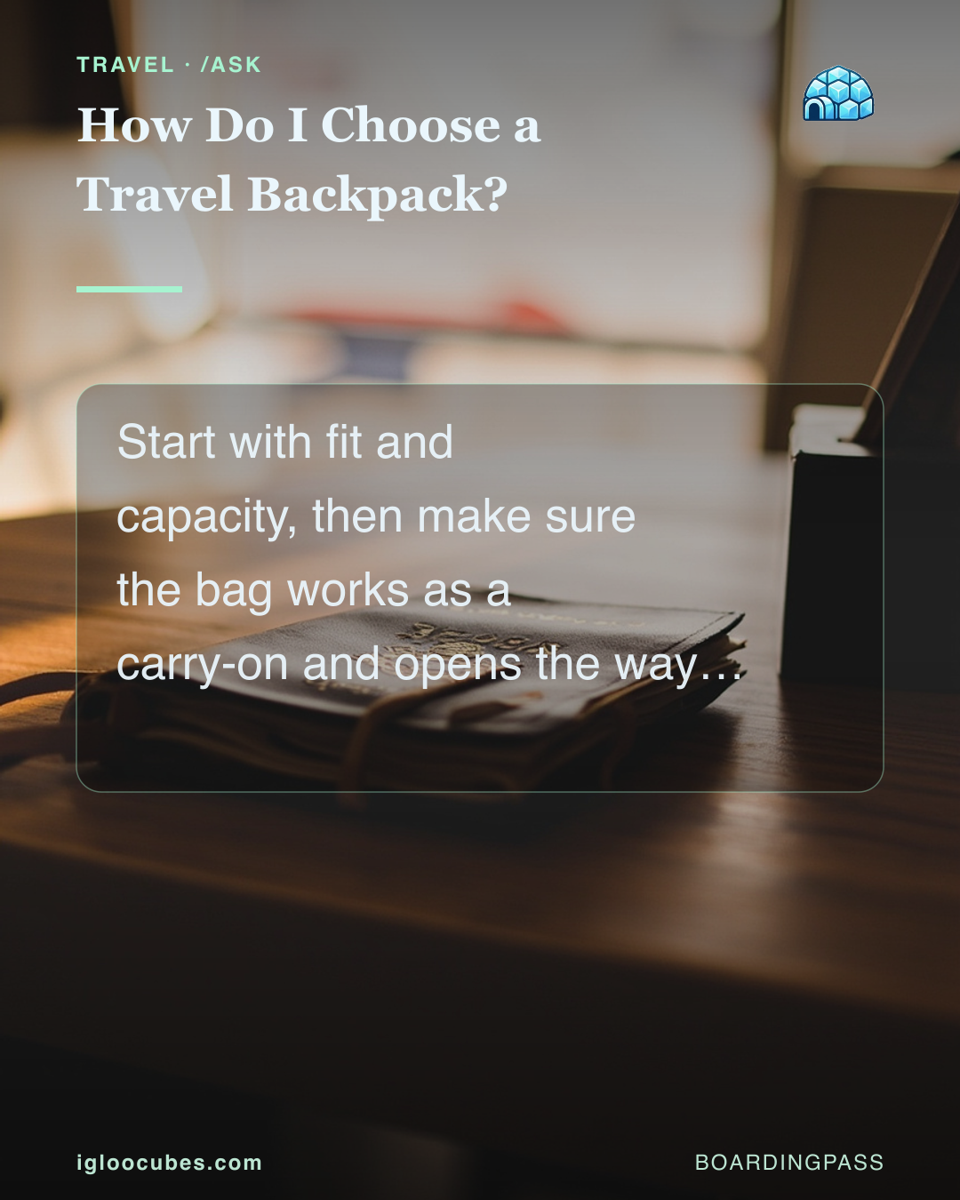 How Do I Choose a Travel Backpack?