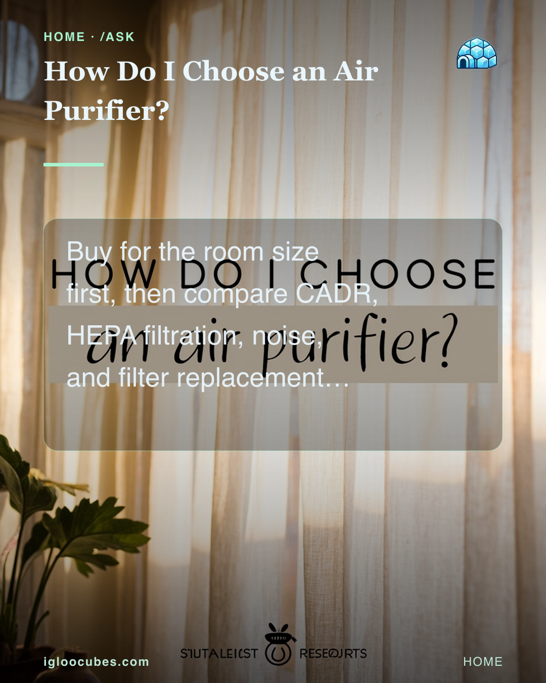 How Do I Choose an Air Purifier?