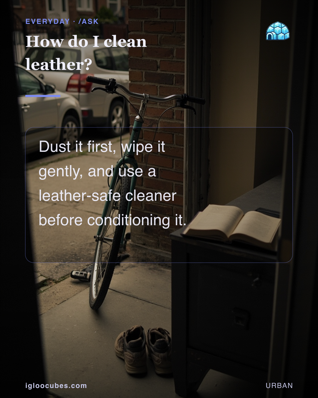 How do I clean leather?