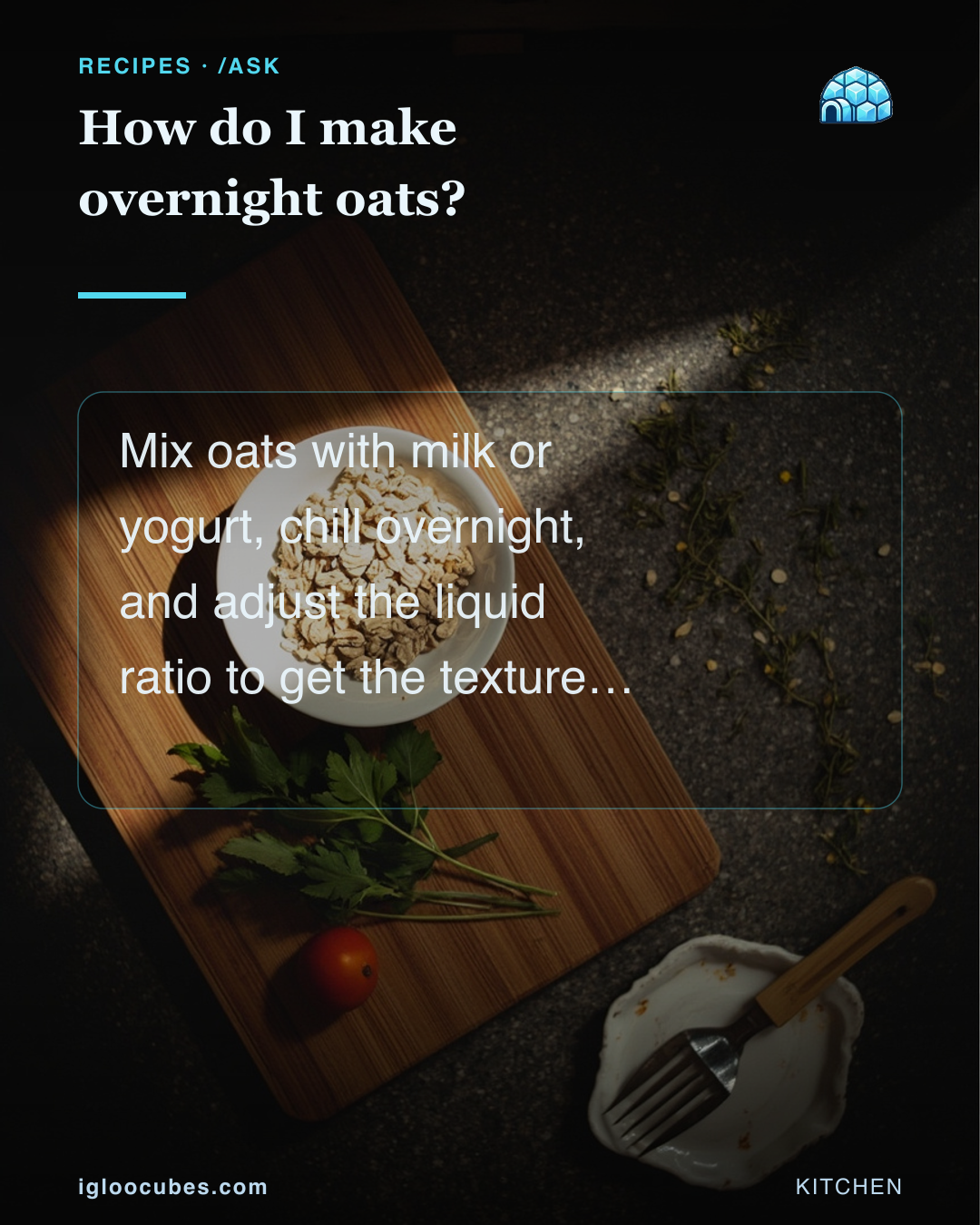How do I make overnight oats?