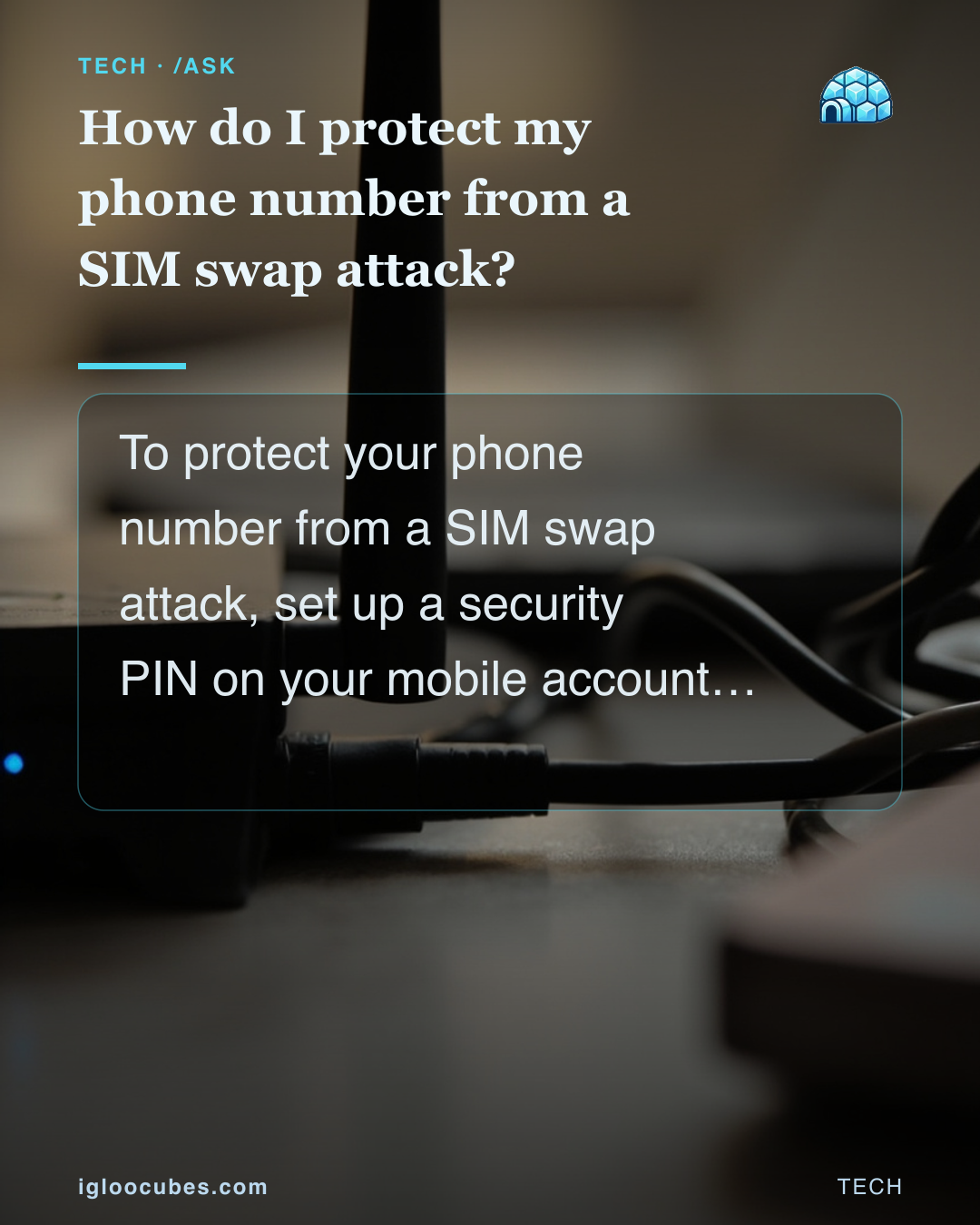 How do I protect my phone number from a SIM swap attack?