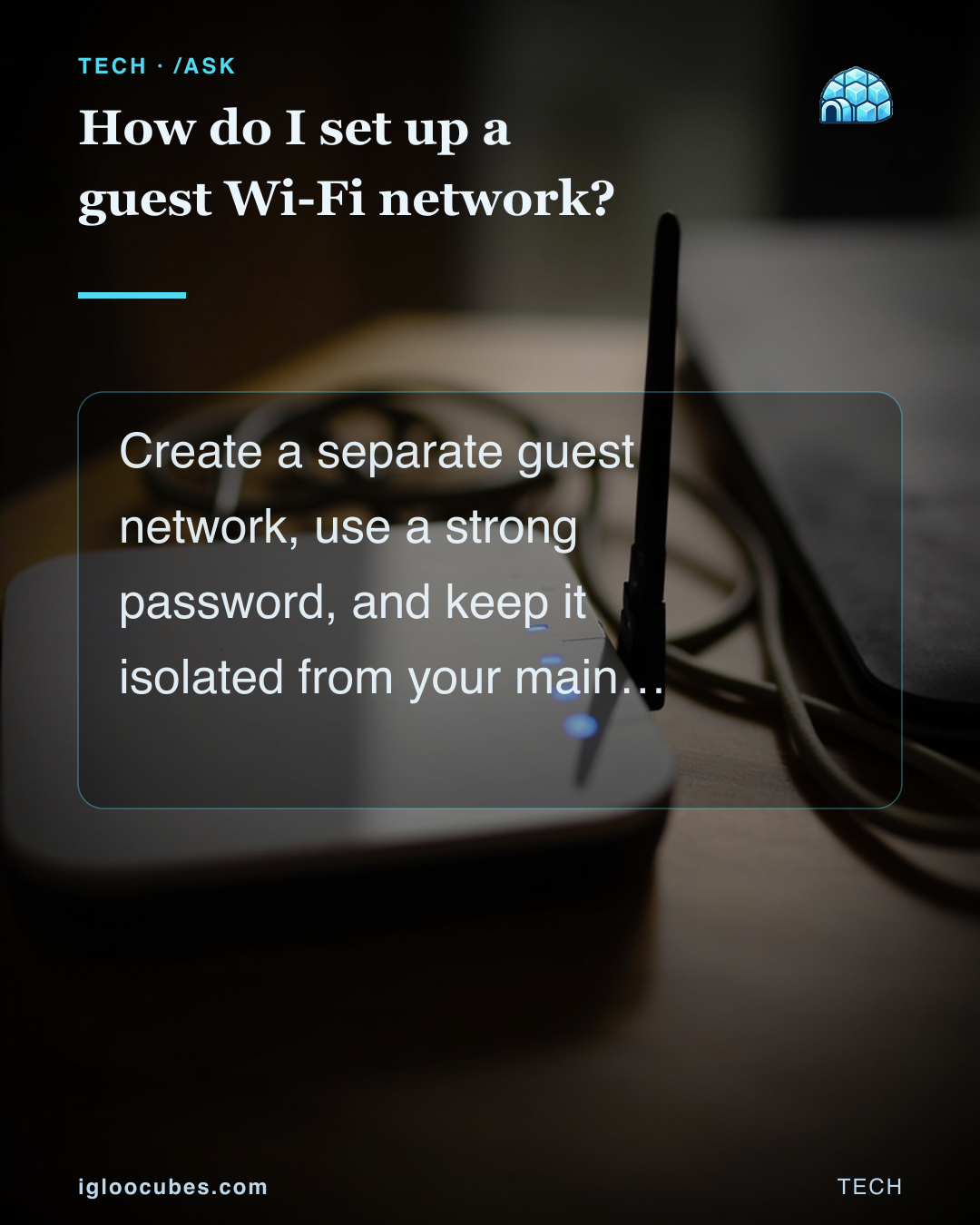 How do I set up a guest Wi-Fi network?