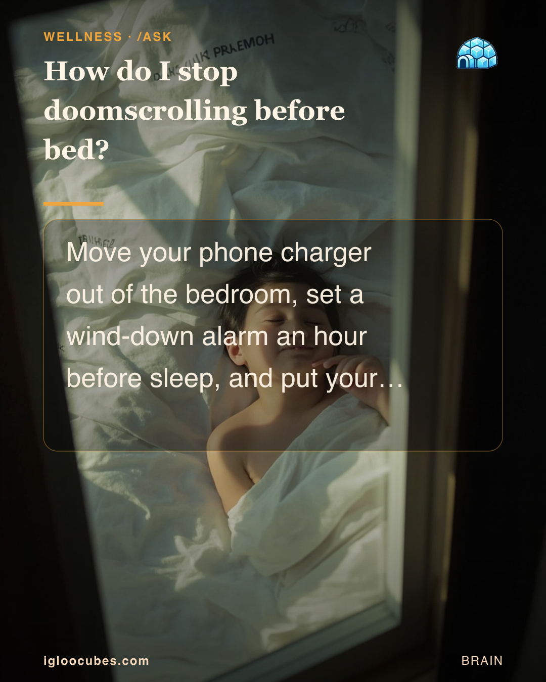 How do I stop doomscrolling before bed?