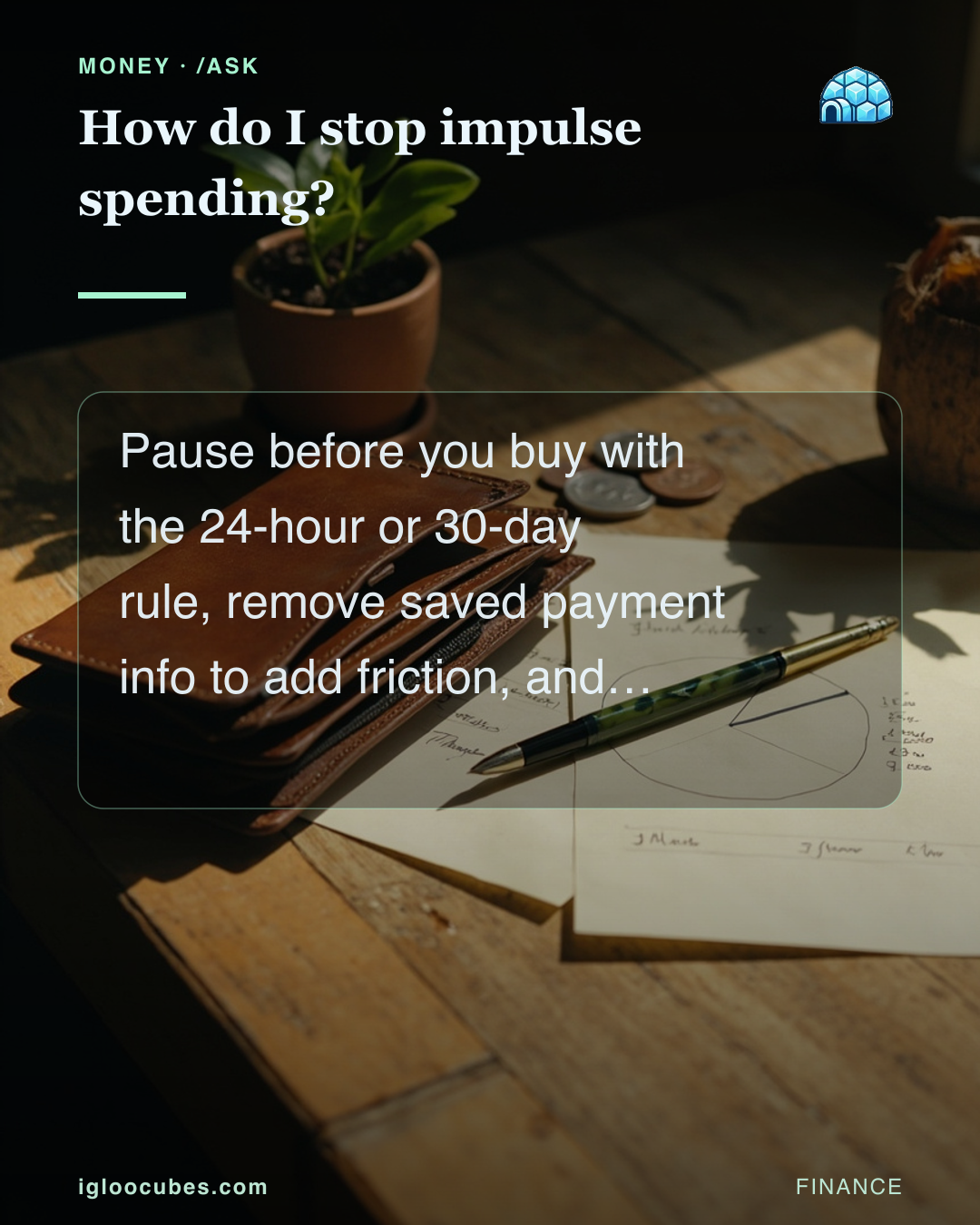 How do I stop impulse spending?