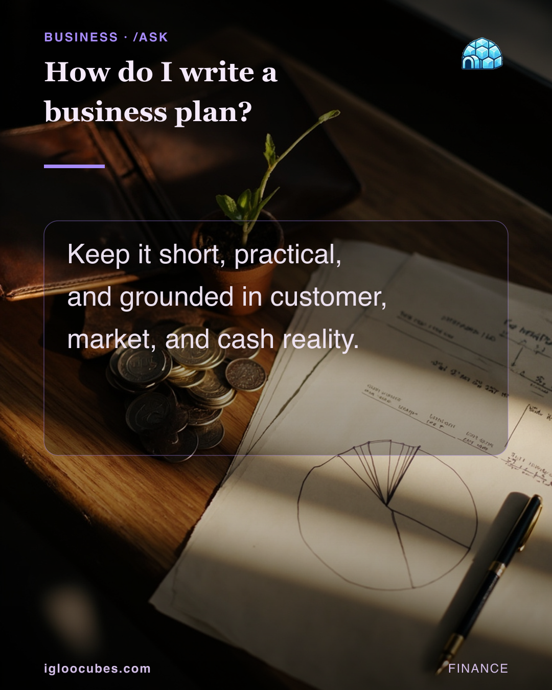 How do I write a business plan?