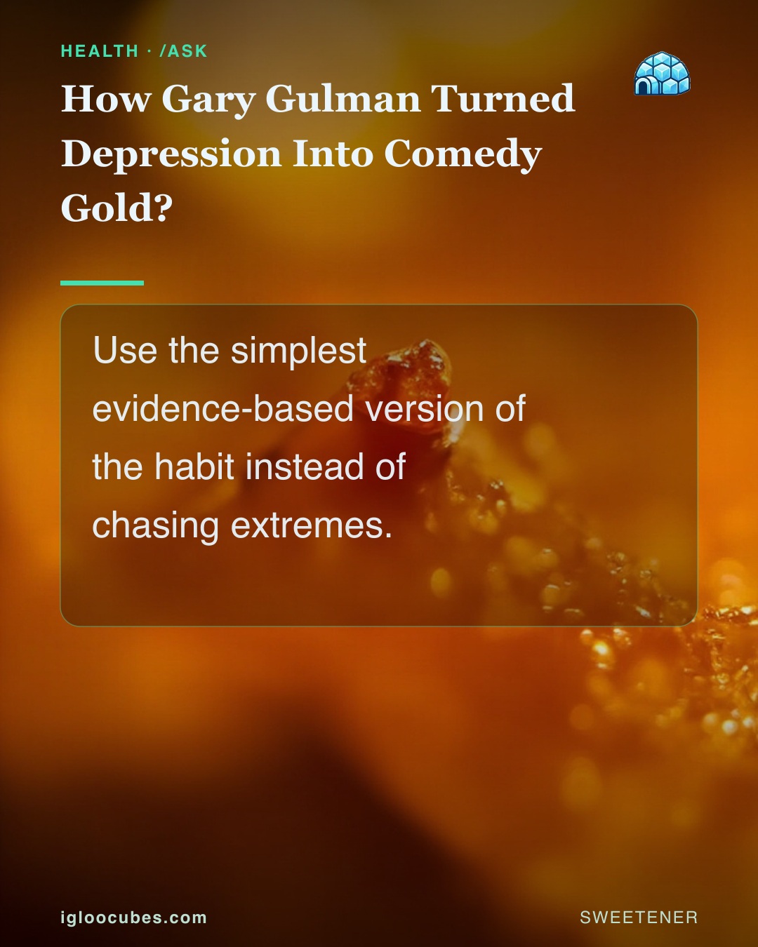 How Gary Gulman Turned Depression Into Comedy Gold?