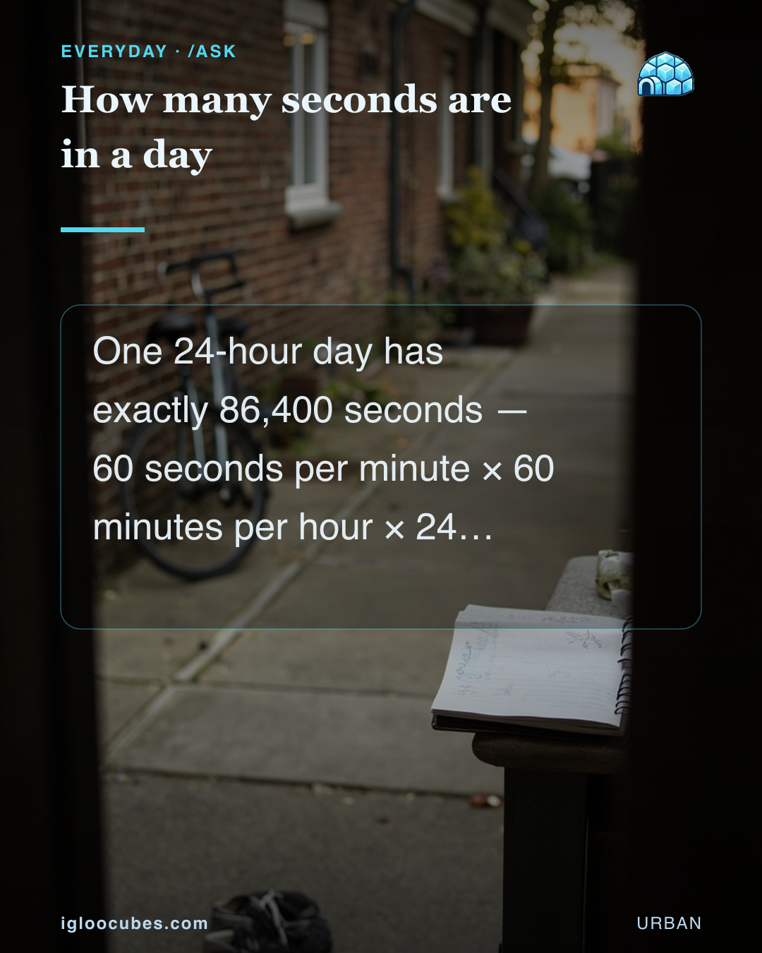How many seconds are in a day