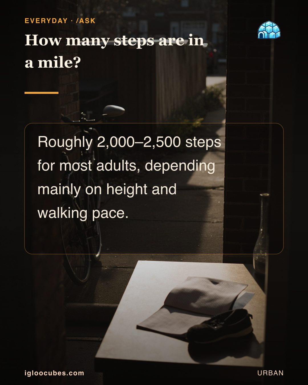 How many steps are in a mile?