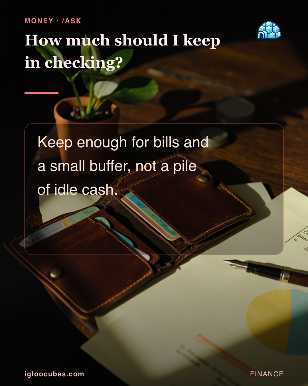 How much should I keep in checking?