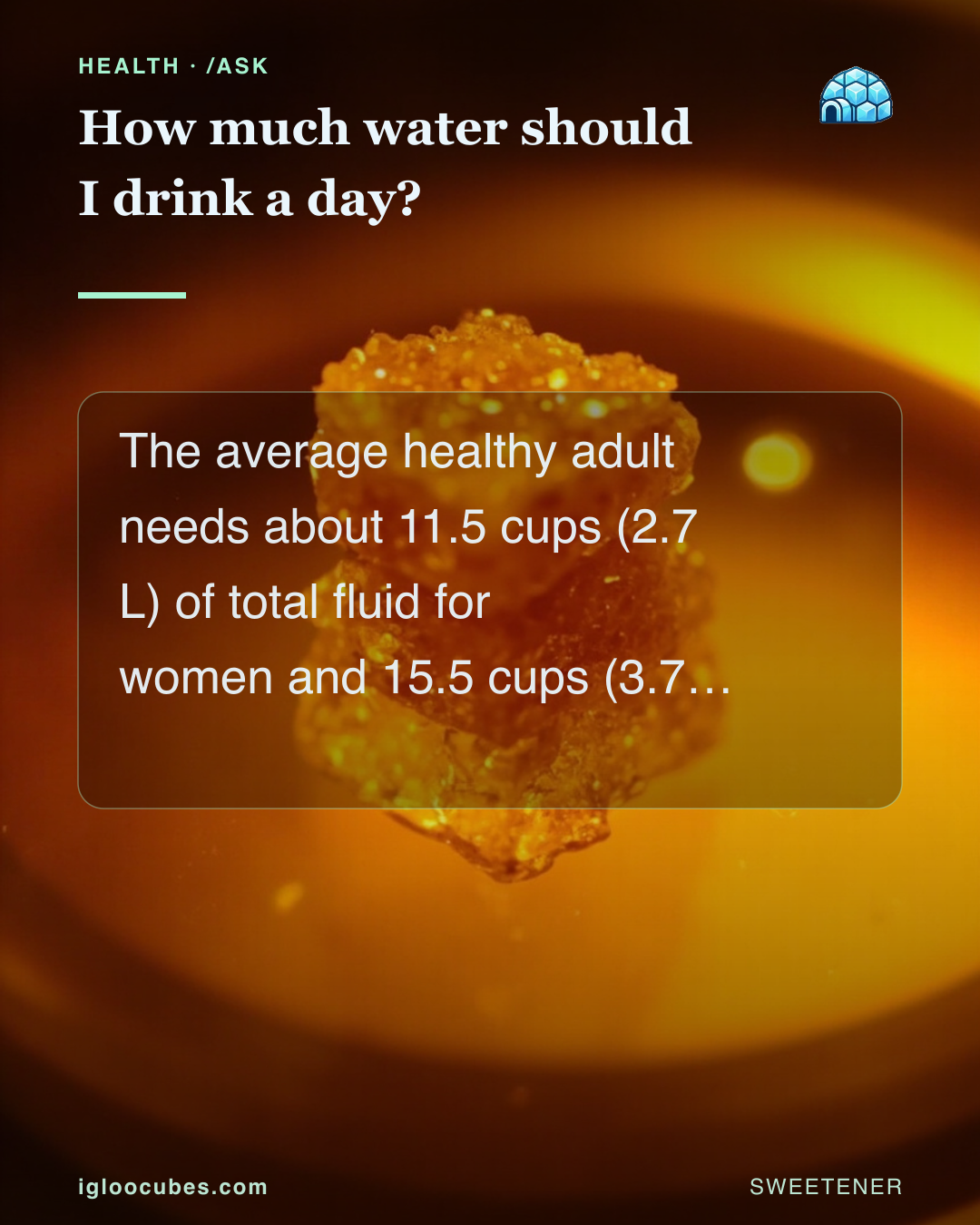 How much water should I drink a day?