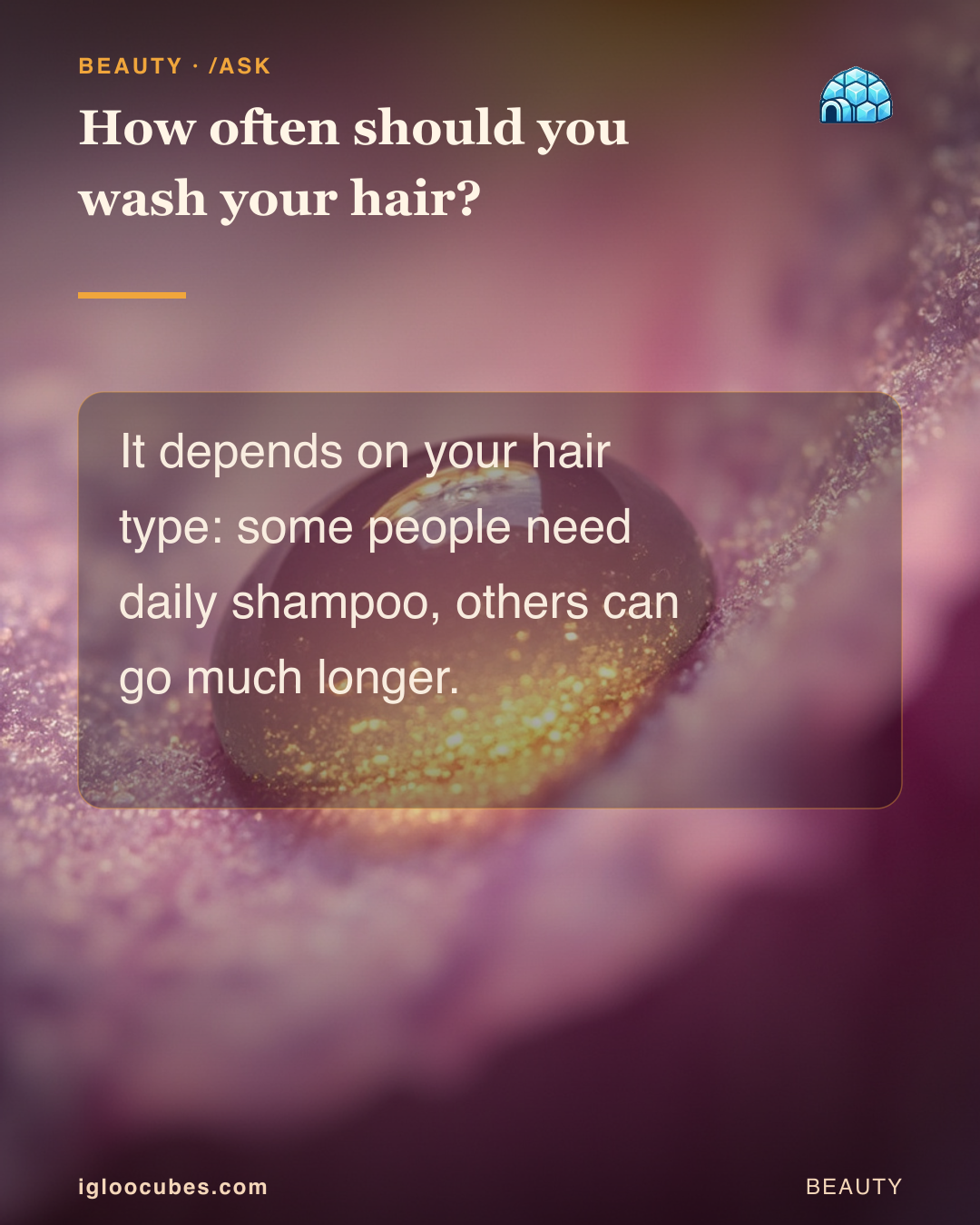 How often should you wash your hair?