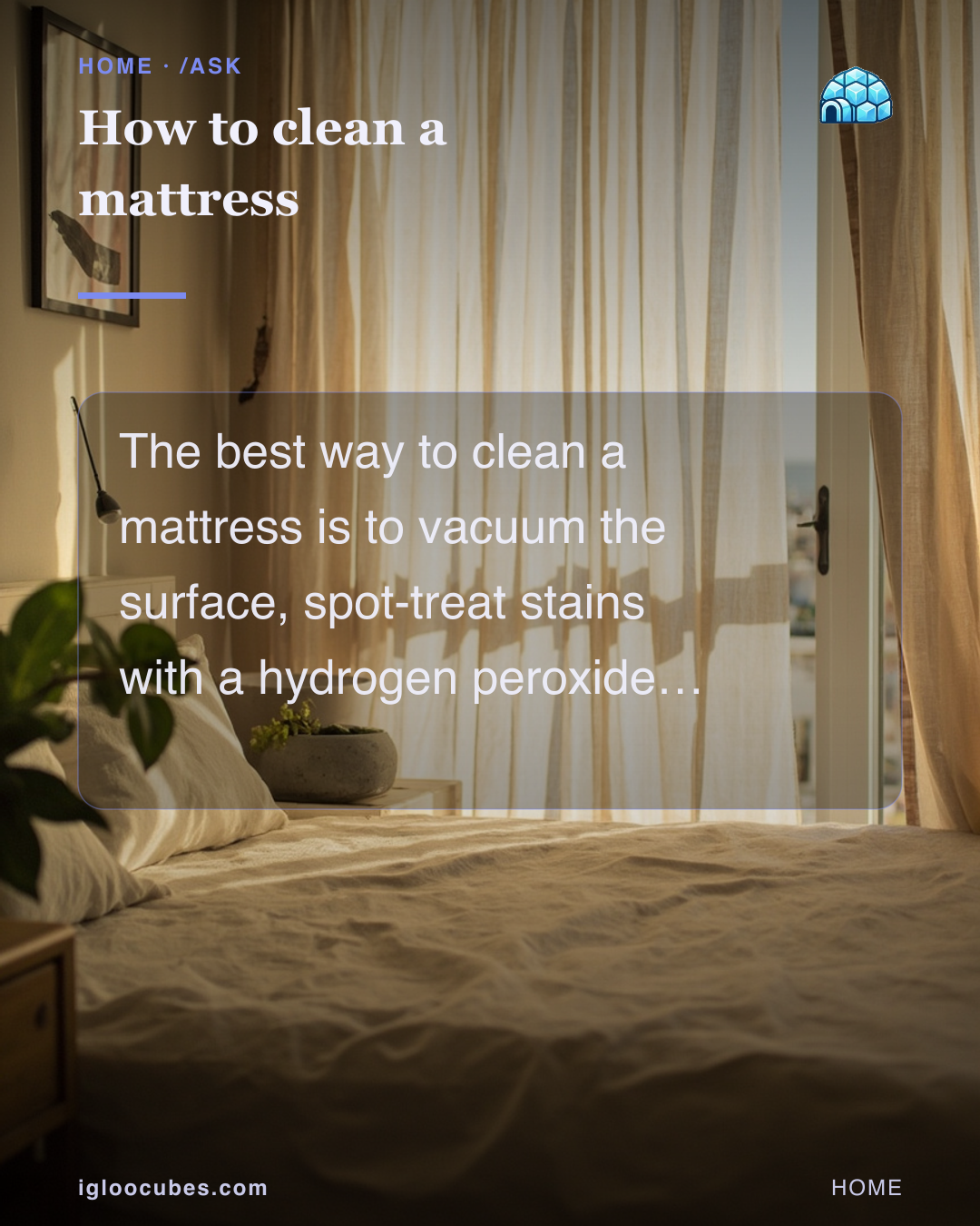 How to clean a mattress