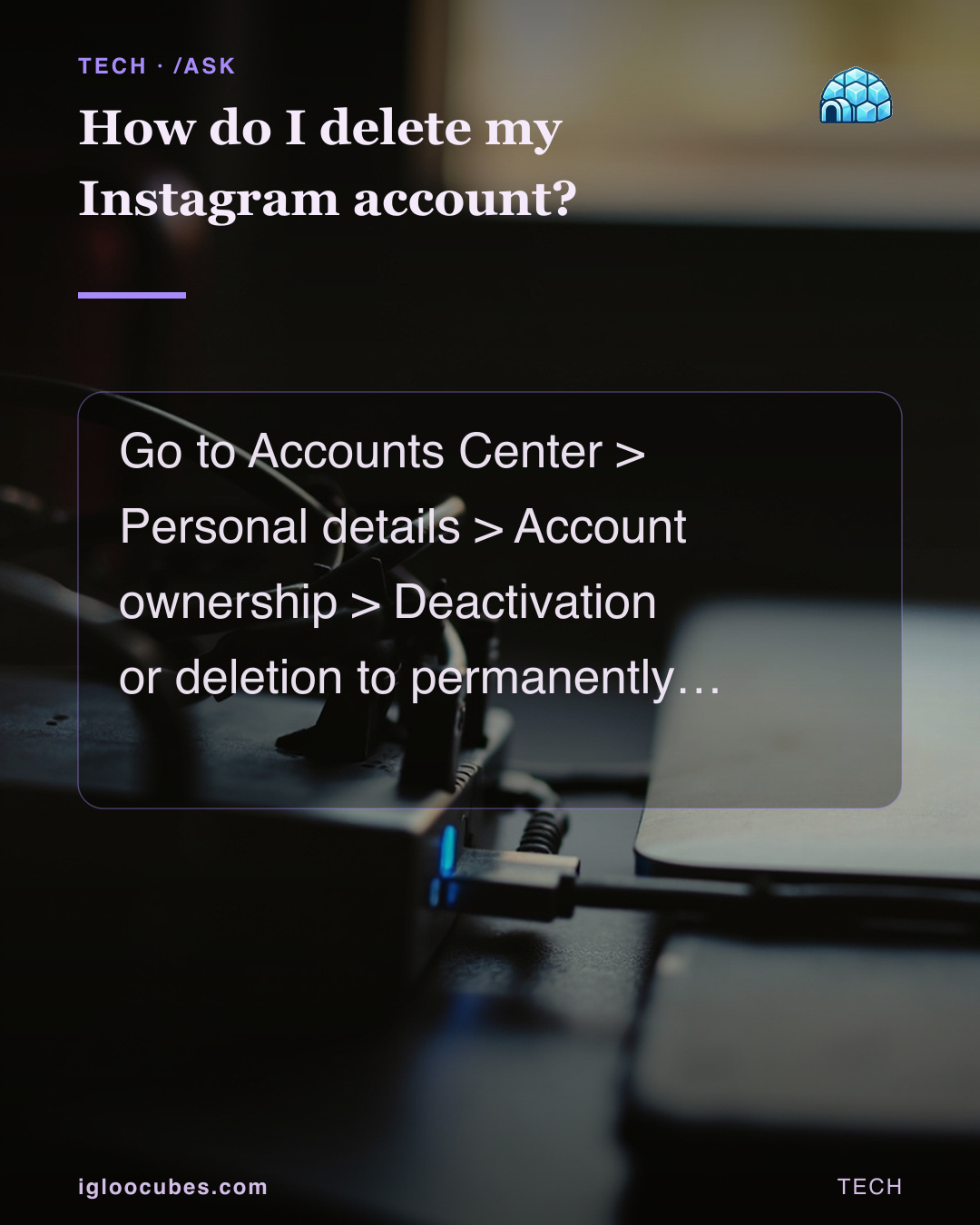 How do I delete my Instagram account?