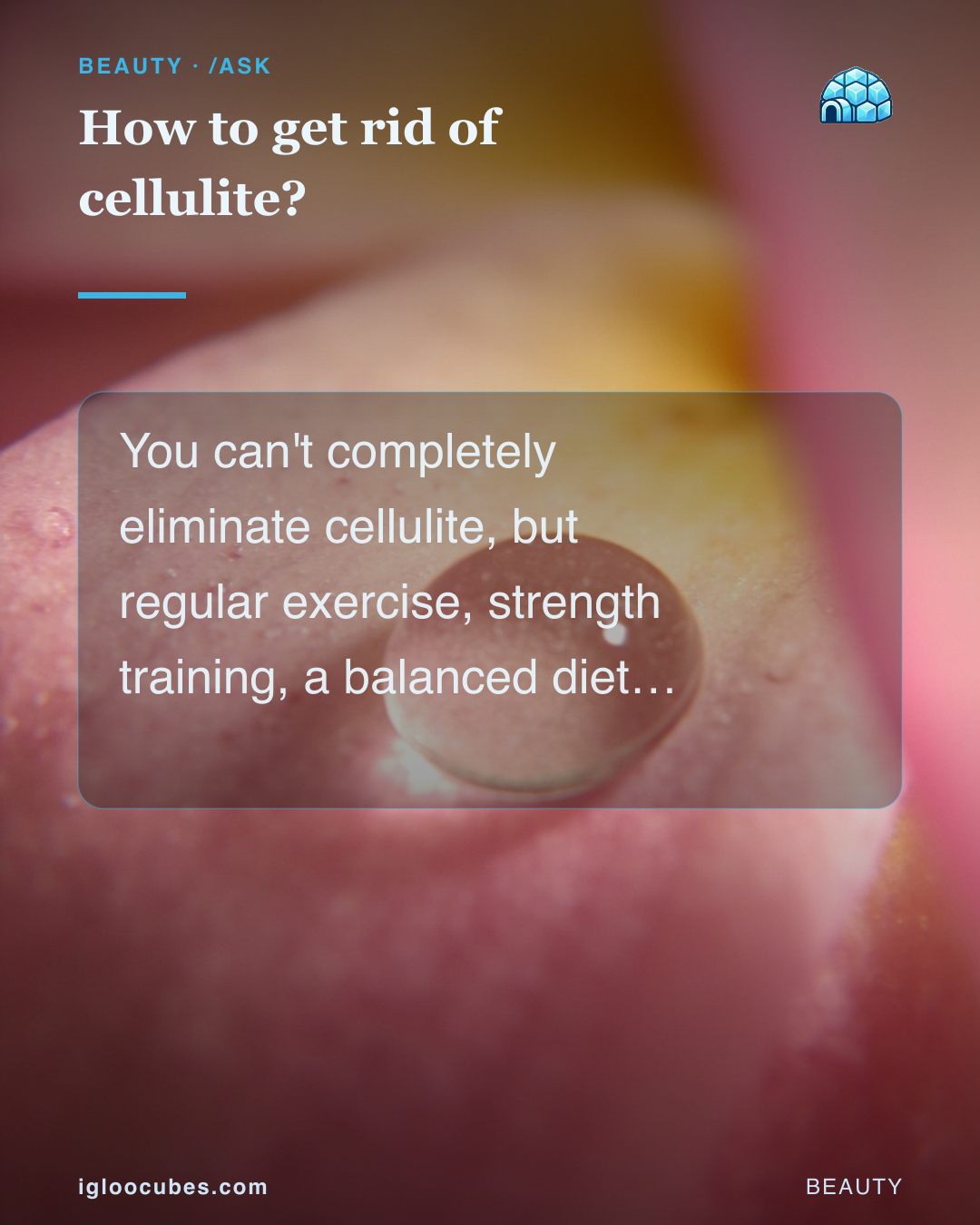 How to get rid of cellulite?