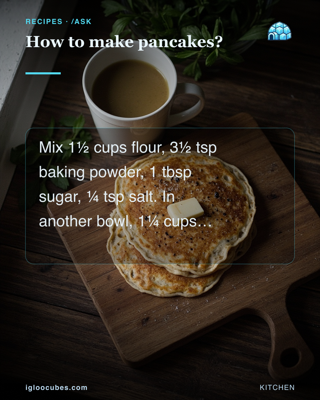 How to make pancakes?