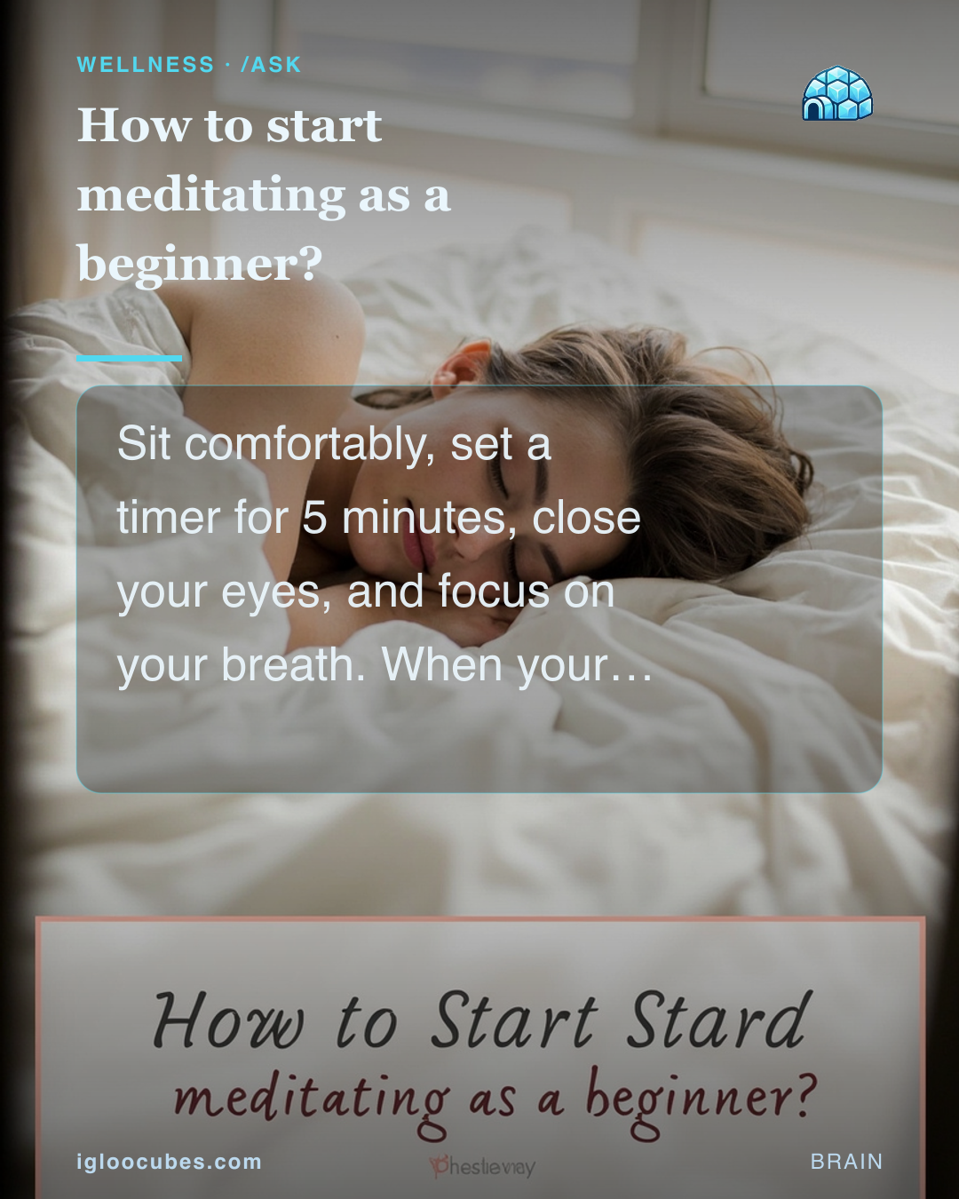How to start meditating as a beginner?