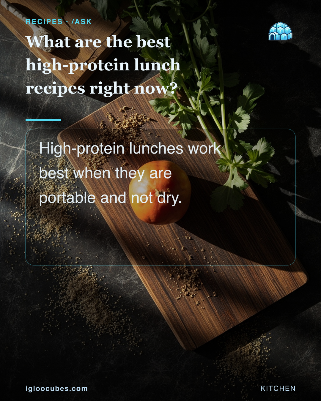 What are the best high-protein lunch recipes right now?