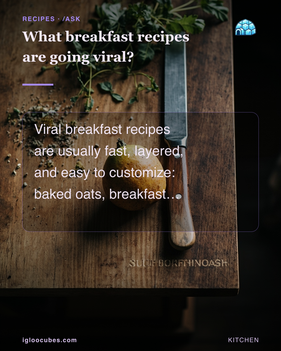 What breakfast recipes are going viral?