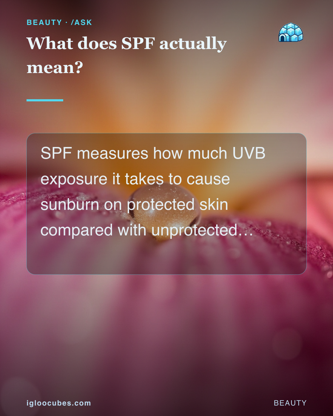 What does SPF actually mean?