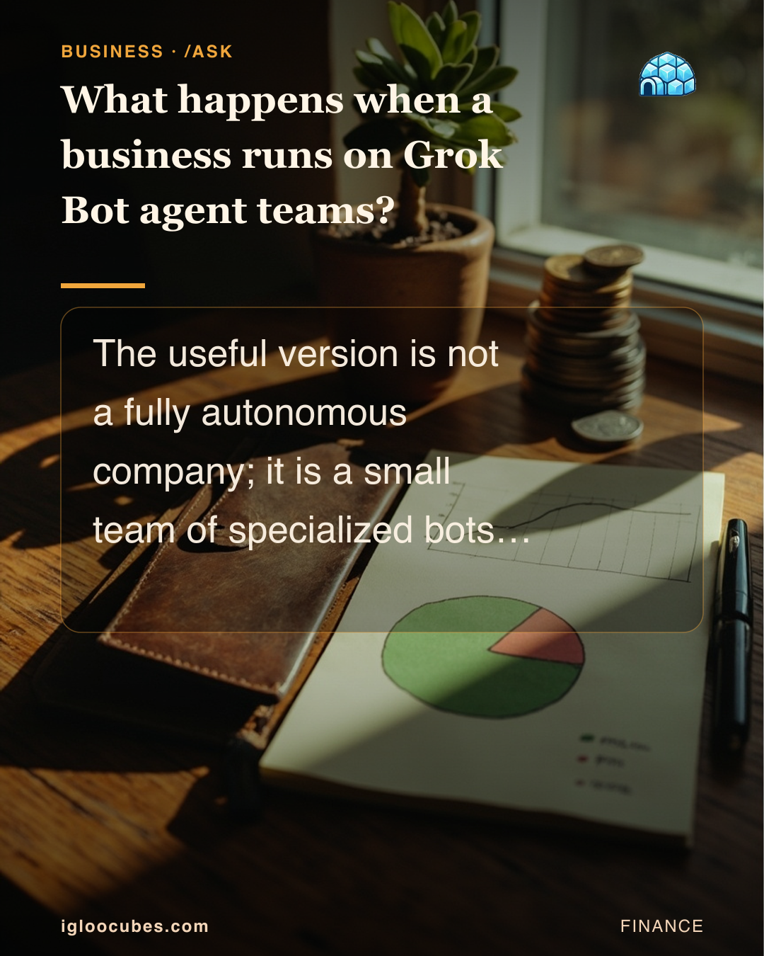 What happens when a business runs on Grok Bot agent teams?