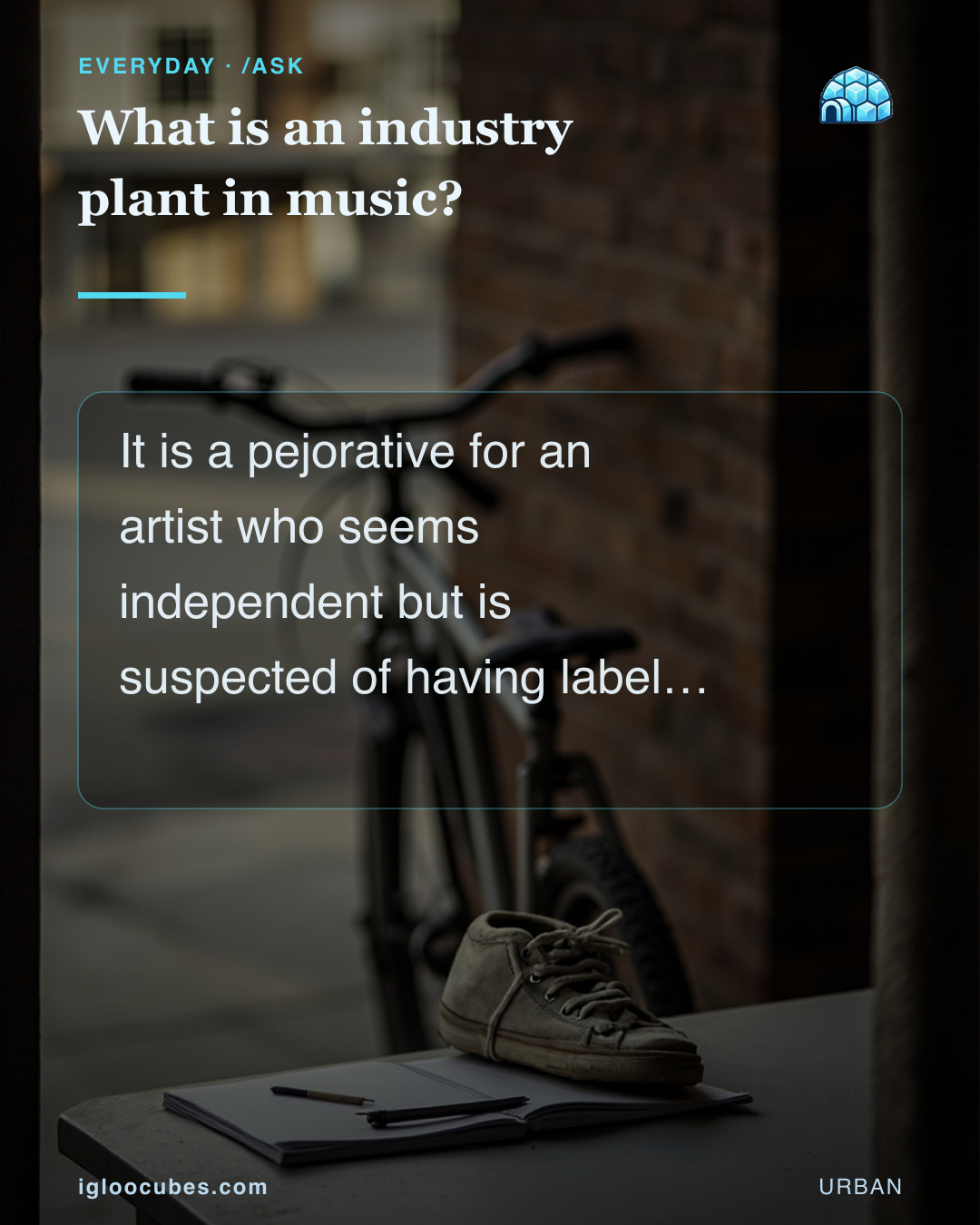 What is an industry plant in music?
