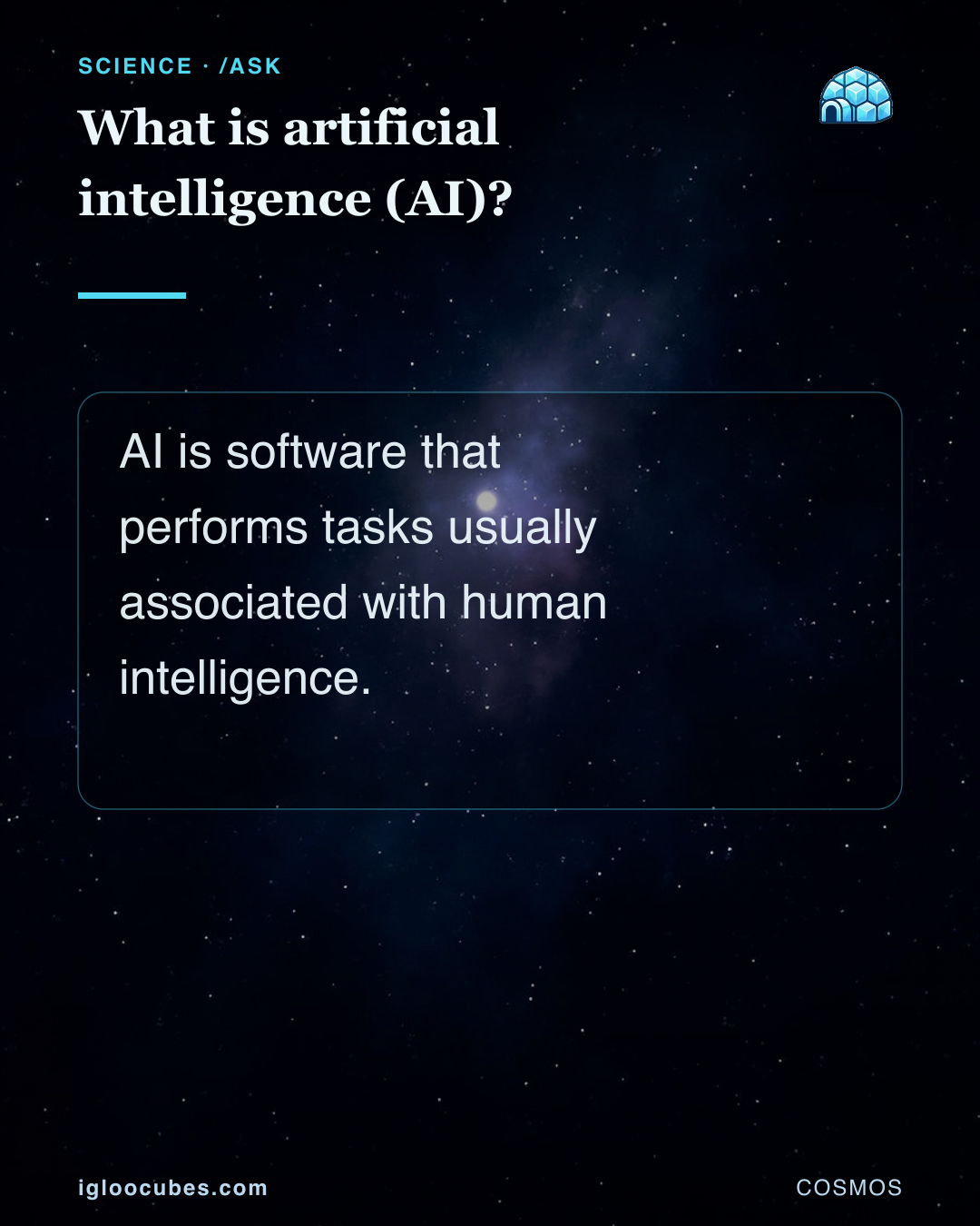 What is artificial intelligence (AI)?