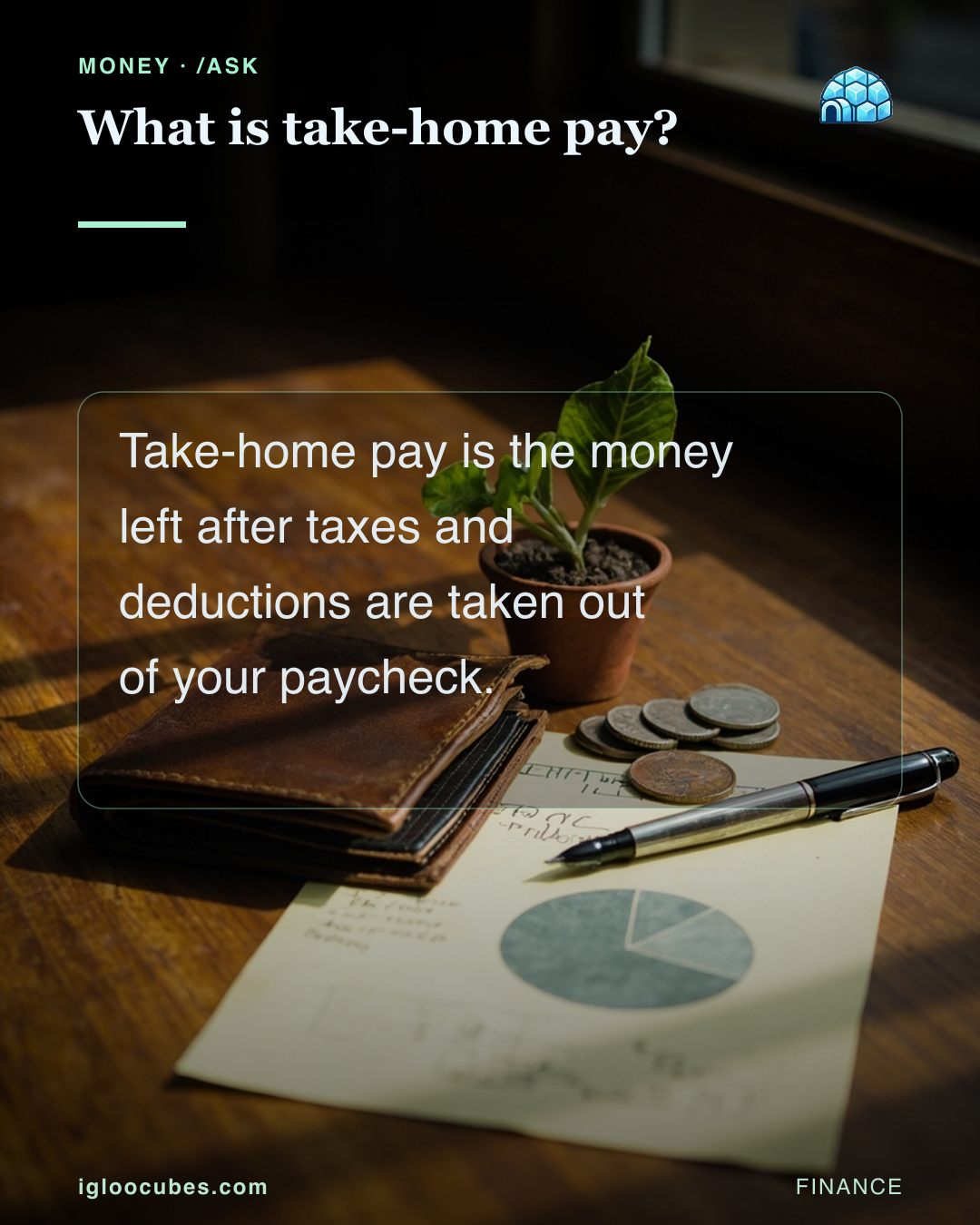What is take-home pay?