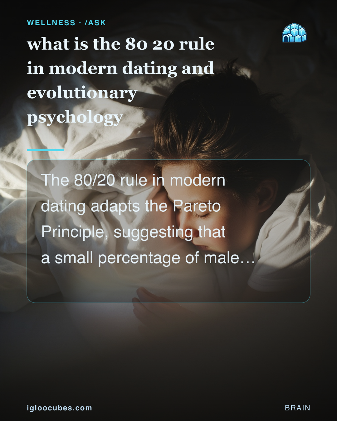 what is the 80 20 rule in modern dating and evolutionary psychology