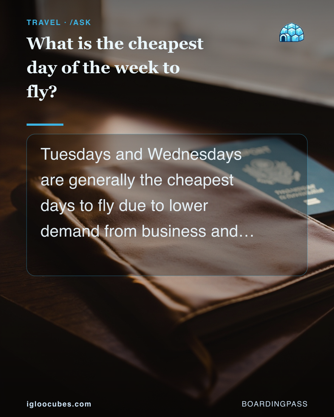What is the cheapest day of the week to fly?