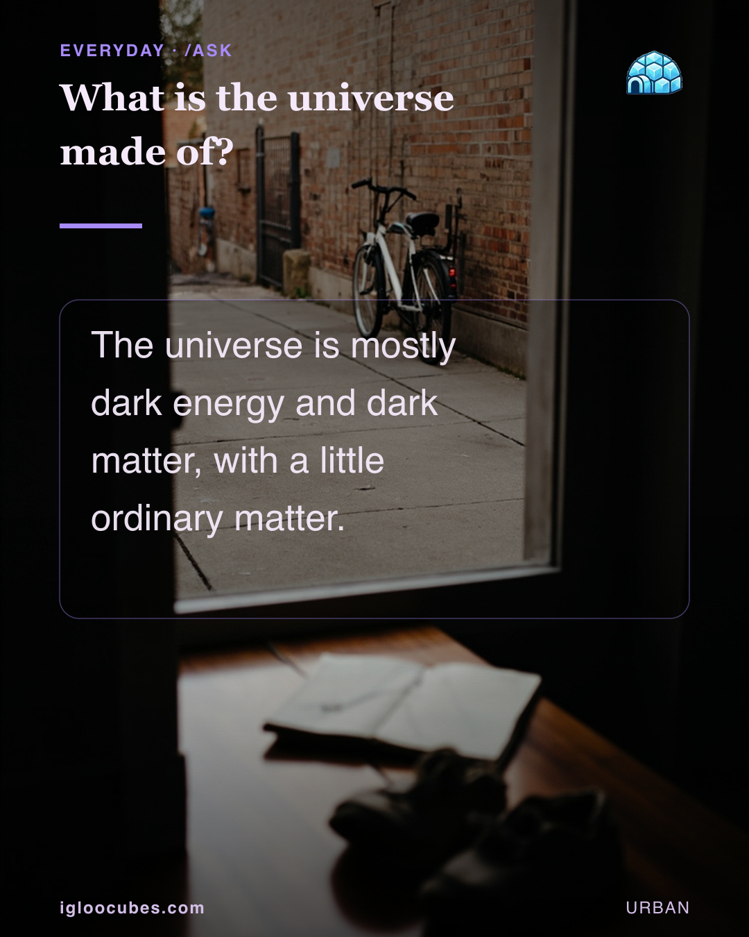 What is the universe made of?