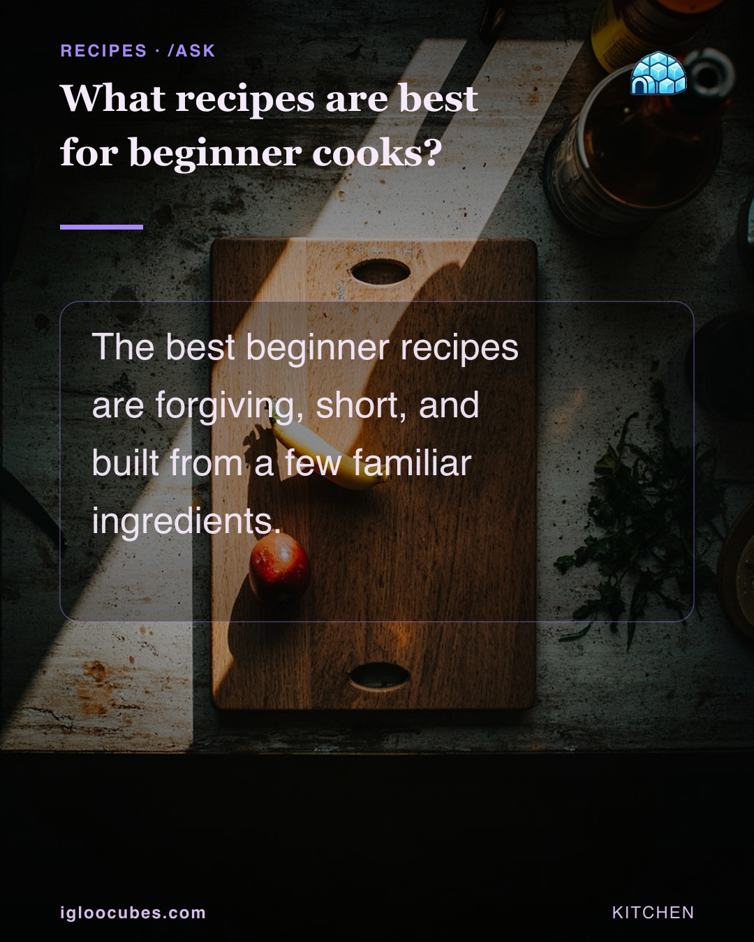What recipes are best for beginner cooks?