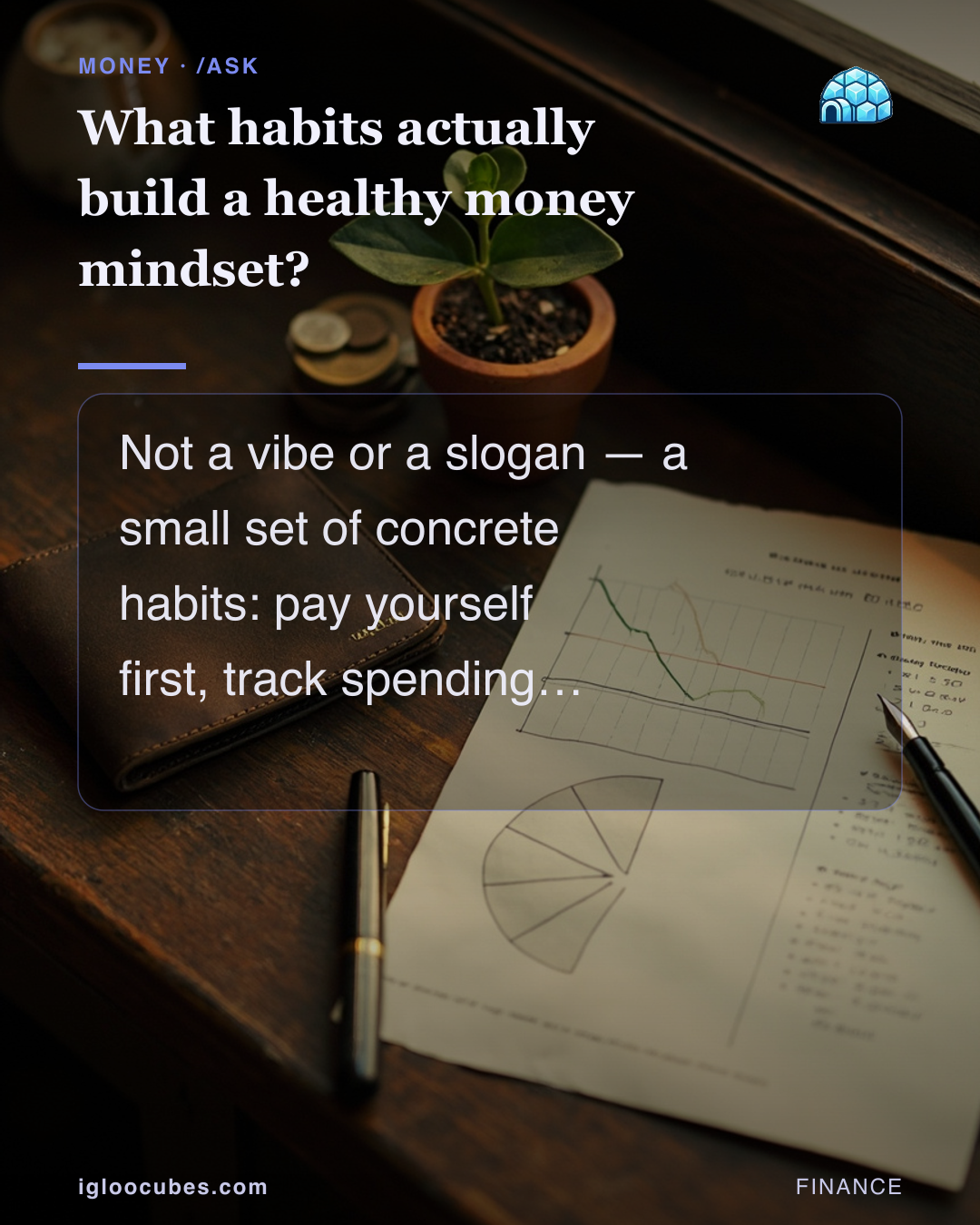 What habits actually build a healthy money mindset?