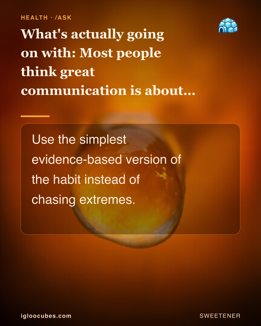 What's actually going on with: Most people think great communication is about what you say, but it’s actually about how you’re perceived?