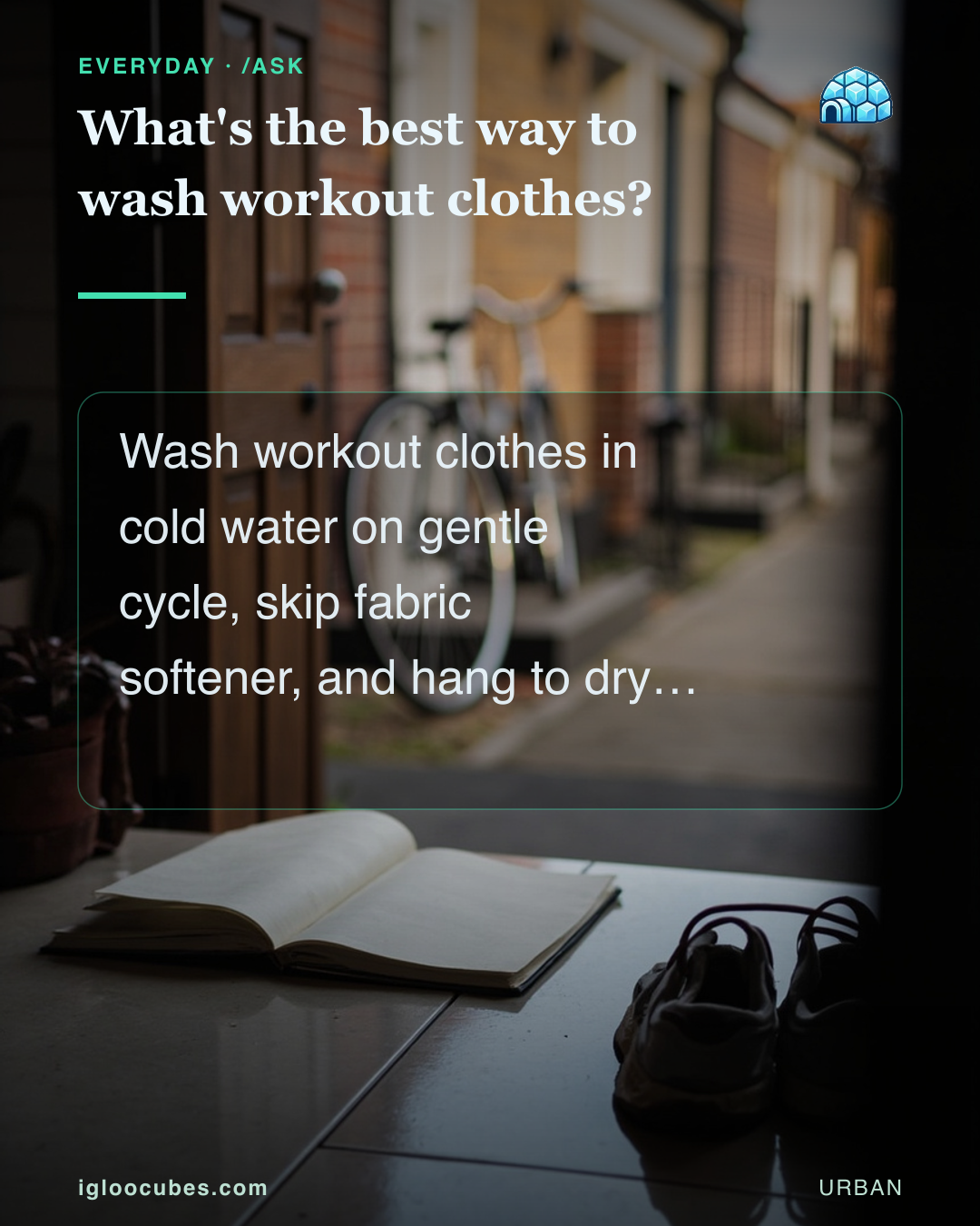 What's the best way to wash workout clothes?