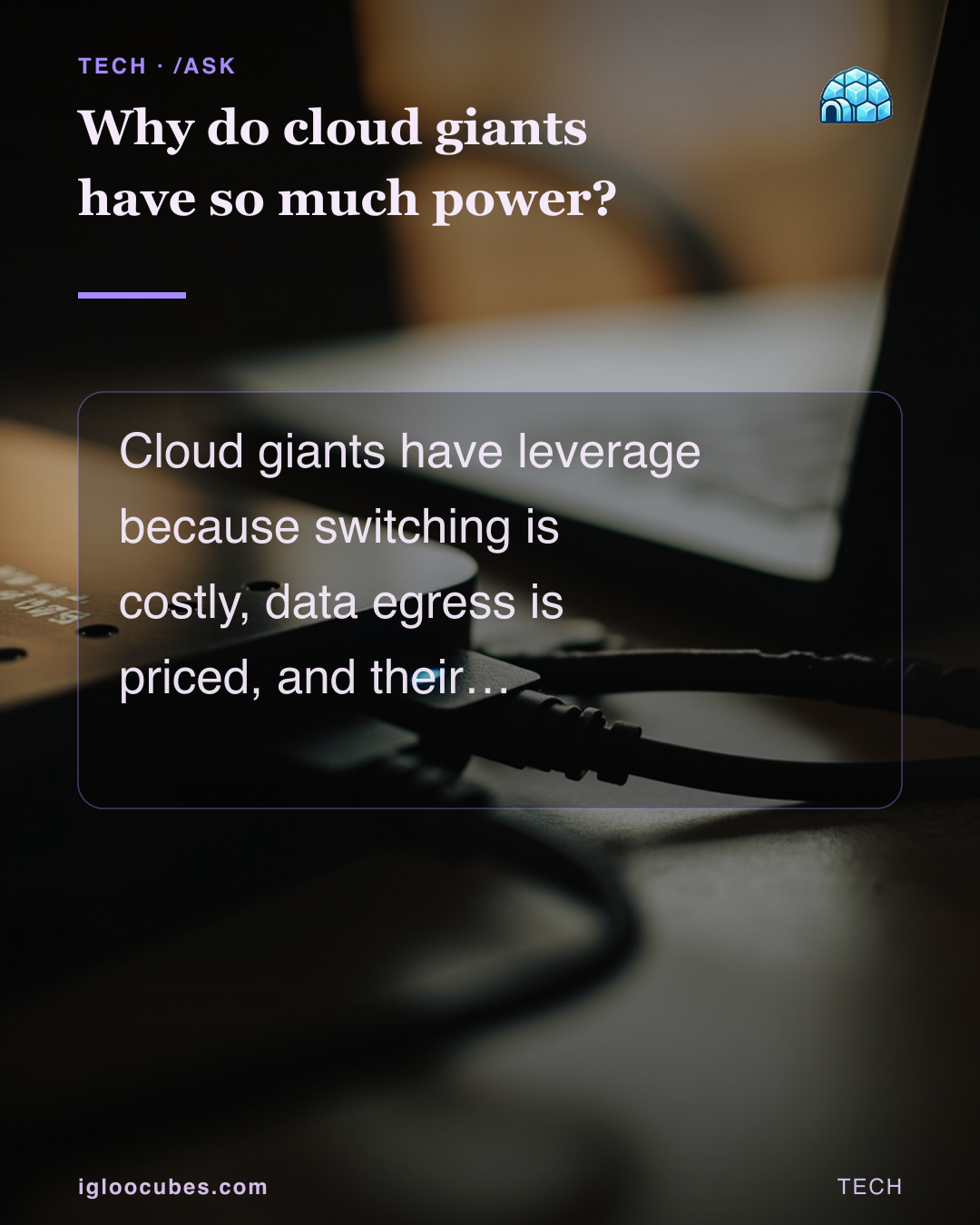 Why do cloud giants have so much power?