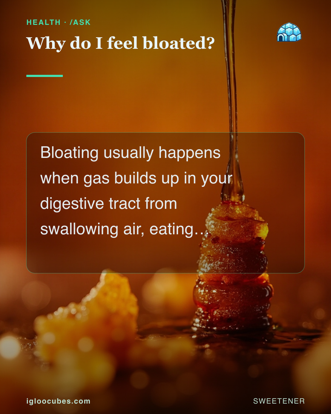 Why do I feel bloated?