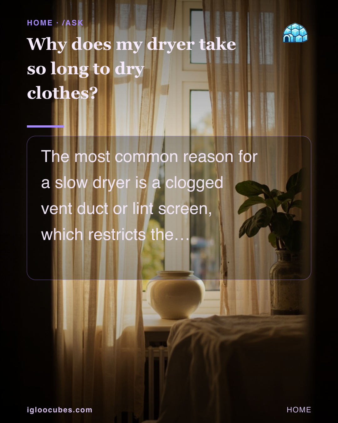 Why does my dryer take so long to dry clothes?