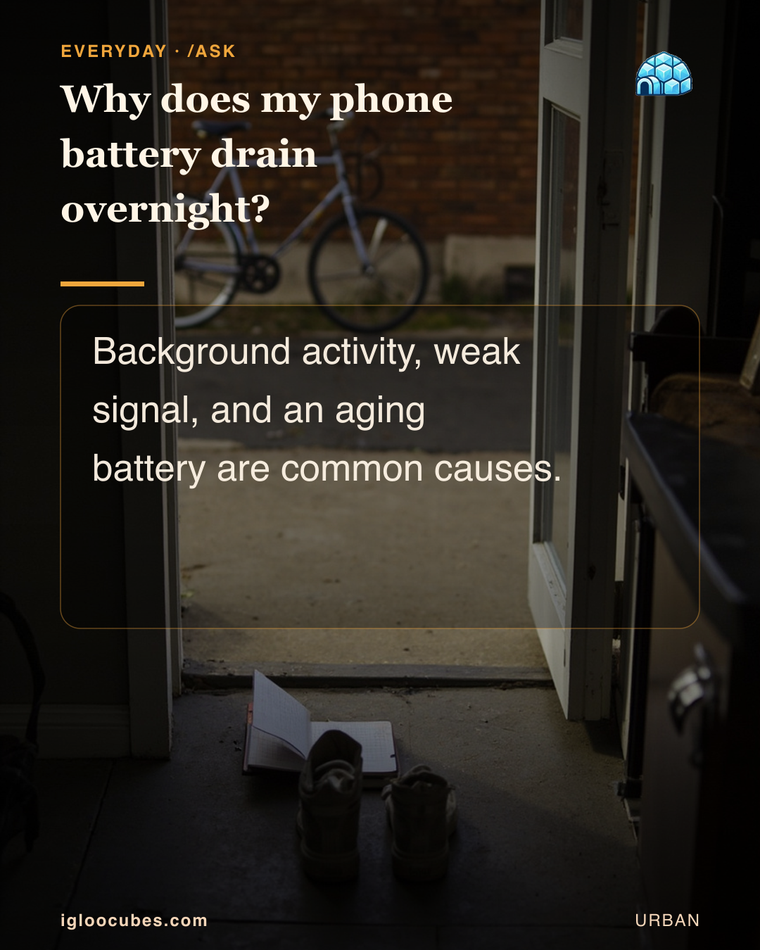 Why does my phone battery drain overnight?